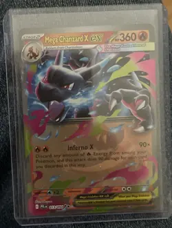 Mega Charizard X ex 013/094 Me02: Phantasmal Flames Holo - Pokemon TCG - NM - Image 1