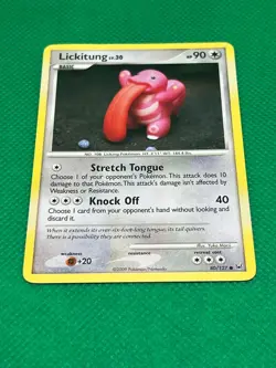 Pokemon Tcg Lickitung 80/127 Platinum Non Holo - Image 2