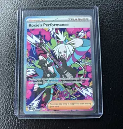 Pokemon TCG: Chaos Rising- Roxie’s Performance SIR 121/086 - Image 1