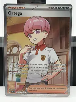 Ortega 141/131 Full Art Ultra Rare Holo Pokemon - SV Prismatic Evolutions 714 - Image 1