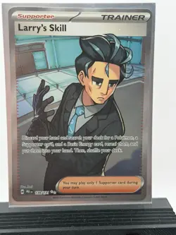 Pokemon Larry's Skill 139/131 Ultra Rare Full Art Trainer Holo 1279 - Image 1