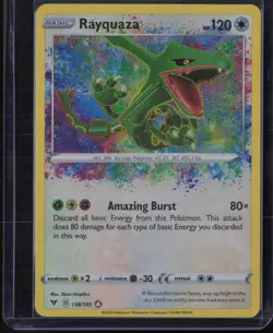 Rayquaza 138/185 Pokemon Vivid Voltage Amazing Rare Near Mint - Image 1