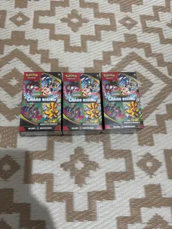 3xPRESALE: Pokemon TCG Mega-Evolution Chaos Rising - Booster Bundle - Image 3
