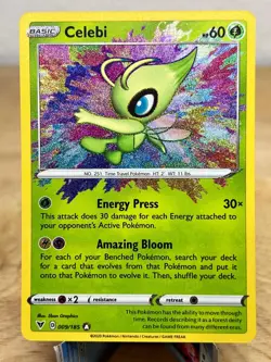Vivid Voltage Celebi 009/185 Amazing Rare Pokemon NM/M - Image 1