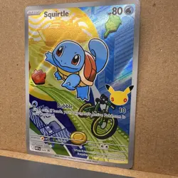 Pokemon TCG First Partner Illustration Squirtle Promo Full Art Holo 037 NM - Image 3