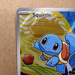 Pokemon TCG First Partner Illustration Squirtle Promo Full Art Holo 037 NM - Image 4
