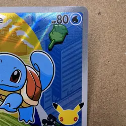 Pokemon TCG First Partner Illustration Squirtle Promo Full Art Holo 037 NM - Image 5