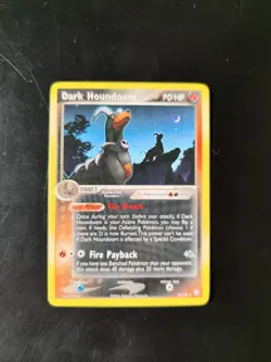 Carta Pokemon PSA DARK HOUNDOOM 37/109 raro Eng Set EX TEAM ROCKET Bgs Promo GX - Image 2