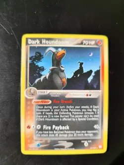 Carta Pokemon PSA DARK HOUNDOOM 37/109 raro Eng Set EX TEAM ROCKET Bgs Promo GX - Image 3