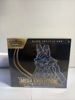 Pokemon TCG Mega Evolution Elite Trainer Box ETB Mega Lucario Factory Sealed - Image 1
