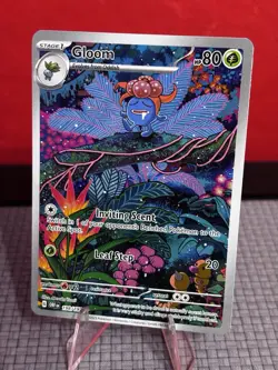 Gloom 198/197 OBF Obsidian Flames Illustration Rare NM Pokemon - Image 1