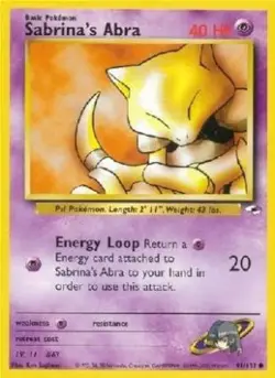 Pokemon TCG - 1x SP Sabrina's Abra - Gym Geroes (91/132) x1 - Image 1