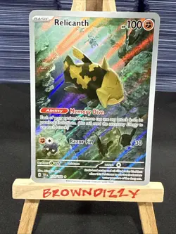 Relicanth 173/162 Temporal Forces Illustration Rare Full Art Holo Pokemon TCG - Image 1