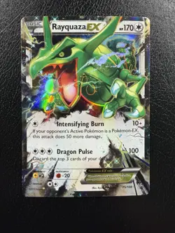 Pokemon TCG Rayquaza EX 75/108 XY Roaring Skies 2015 HP - Image 1