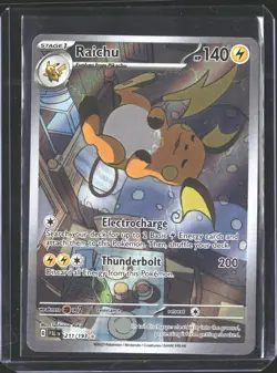Raichu 211/193 Illustration Rare Paldea Evolved Pokemon NM/M - Image 1