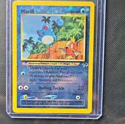 Pokemon TCG Marill 11/18 Southern Islands Reverse Holo Promo English LP - Image 1