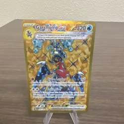 GOLD Pokemon Garchomp ex 260/182 SV04: Paradox Rift Hyper Rare Full Art - Image 1