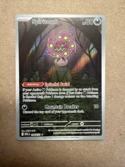 Pokemon TCG Spiritomb 148/132 Me01: Mega Evolution Illustration Rare - Image 2