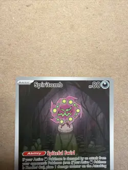 Pokemon TCG Spiritomb 148/132 Me01: Mega Evolution Illustration Rare - Image 3