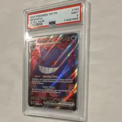 The Pokemon Company 2024 EN Gengar ex Temporal Forces Holo #193/162 PSA 9 - Image 2