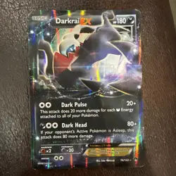 Darkrai EX MP 74/122 - Holo Pokemon 2016 - Image 1