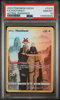 Pokemon TCG Hoothoot TG12/TG30 Trainer Gallery Astral Radiance PSA 10 POP 121 - Image 1