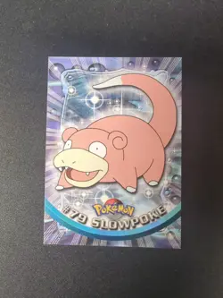 Slowpoke 79 Topps Blue Logo TV Animation Edition Pokemon NM - Image 1