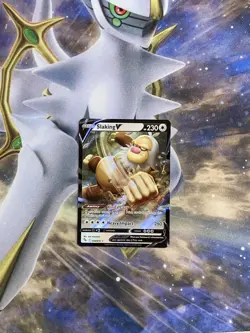 Pokemon GO TCG Slaking V 58/78 Holo Ultra Rare - Image 1