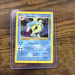 POKEMON TCG - 1999 BASE SET GYARADOS HOLO RARE UNLIMITED 6/102 ENGLISH - Image 1