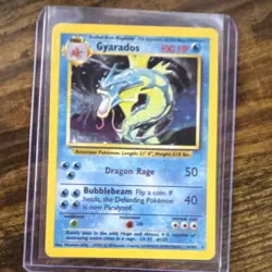 POKEMON TCG - 1999 BASE SET GYARADOS HOLO RARE UNLIMITED 6/102 ENGLISH - Image 2
