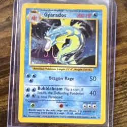 POKEMON TCG - 1999 BASE SET GYARADOS HOLO RARE UNLIMITED 6/102 ENGLISH - Image 4