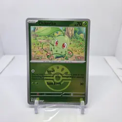 Pokemon Ascended Heroes Chikorita Friend Ball Poke Ball Reverse Holo - Image 1