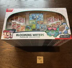 Pokemon TCG 151 Blooming Waters Premium Collection Box SEALED - Image 1