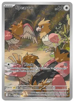 Spearow 151/132 Illustration Rare Mega Evolution Pokemon NM IR - Image 1