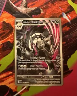 The Pokemon Company Galarian Obstagoon Full Art Holo Secret Rare 245/217 IR - Image 1