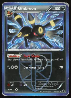 Umbreon 64/116 Rare Deck Exclusives Pokemon English HP - Image 1