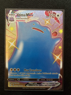 Ditto VMAX SV119/SV122 Shining Fates Shiny Rare VMAX Pokemon TCG - Image 1