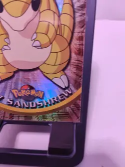 1999 Pokemon Topps #27 Sandshrew Holo Foil TV Animation Edition, Series 1 - Image 4