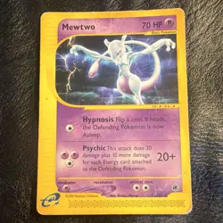 Mewtwo 56/165 Expedition 2002 Regular Rare Basic 70 HP English e-Reader - Image 3