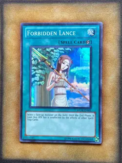 Yugioh Forbidden Lance STOR-EN061 Super Rare LP - Image 1