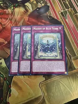 3X Maiden of Blue Tears - MZTM-EN031 - Rare - 1st Edition NM Yugioh - Image 1