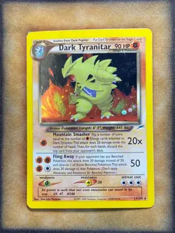 Pokemon Dark Tyranitar 11/105 Neo Destiny Holo Rare MP - Image 1