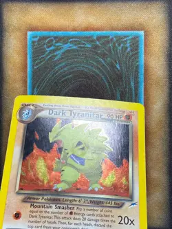 Pokemon Dark Tyranitar 11/105 Neo Destiny Holo Rare MP - Image 2