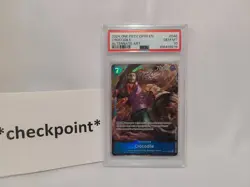 ONE PIECE OP09-EMPERORS IN THE NEW WORLD #046 CROCODILE ALTERNATE ART PSA 10 GEM - Image 3