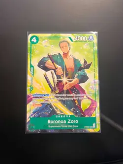 One Piece Roronoa Zoro PRB02-006 Welcome Pack 2026 Vol 1. English Full Art - Image 1
