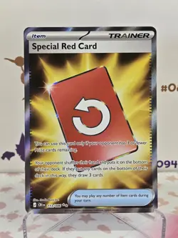 Pokemon TCG Special Red Card 113/086 CRI - Full Art - Chaos Rising - Image 1