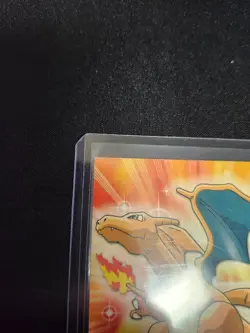 Charizard 1999 Topps #06 Pokemon Card Blue Logo TV Animation Non Holo MP CREASE! - Image 2