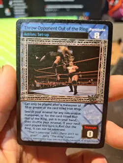 Throw Opponent Out of the Ring (Action: Set-up) WWE Raw Deal Card – $ - Image 1