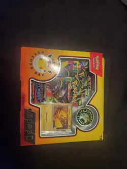 Pokemon Day 2026 TCG Sealed Box Pikachu Promo Card + Coin + 3 Booster Packs - Image 1