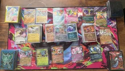 Pokemon TCG 100 Cards ALL Holo/Reverse Holo + 1Full Art + 5EX Card Lot - Image 1